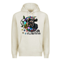 Oatmeal Heather autism awareness Premium Hoodie - SublimationCraftShop