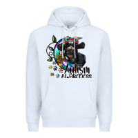 White autism awareness Premium Hoodie - SublimationCraftShop