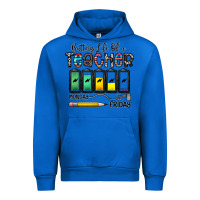 Cobalt battery life of a teacher monday friday Urban Hoodie - CowhideDigitalArt