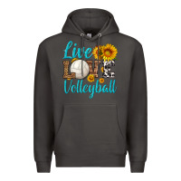 Smoke live love volleyball Premium Hoodie - HRA Design Shop