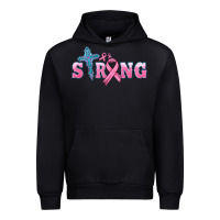 Black strong with cross ribbon Urban Hoodie - HRA Design Shop