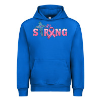 Cobalt strong with cross ribbon Urban Hoodie - HRA Design Shop
