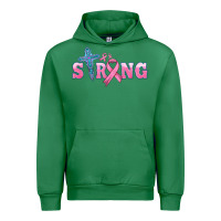 Emerald strong with cross ribbon Urban Hoodie - HRA Design Shop