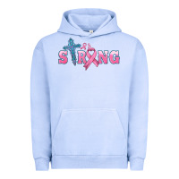 Pigment Grape Ice strong with cross ribbon Urban Hoodie - HRA Design Shop