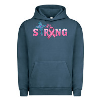 Pigment Midnight Navy strong with cross ribbon Urban Hoodie - HRA Design Shop