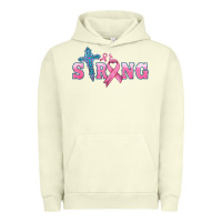 Pigment Pistachio strong with cross ribbon Urban Hoodie - HRA Design Shop