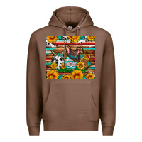 Chestnut Easter eggs sunflower gemstone tumbler Easter Day Premium Hoodie - Neo Western