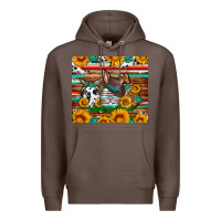 Coffee Easter eggs sunflower gemstone tumbler Easter Day Premium Hoodie - Neo Western