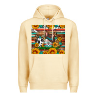 Pina Colada Easter eggs sunflower gemstone tumbler Easter Day Premium Hoodie - Neo Western