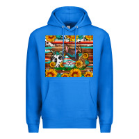 True Royal Easter eggs sunflower gemstone tumbler Easter Day Premium Hoodie - Neo Western