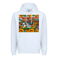 White Easter eggs sunflower gemstone tumbler Easter Day Premium Hoodie - Neo Western