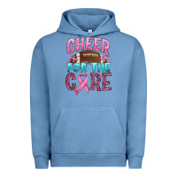 Pigment Pebble Blue cheer for the core Urban Hoodie - HRA Design Shop