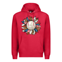 Cardinal volleyball sunflower Premium Hoodie - HRA Design Shop