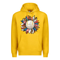 Lemon volleyball sunflower Premium Hoodie - HRA Design Shop