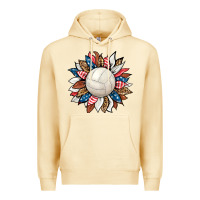 Pina Colada volleyball sunflower Premium Hoodie - HRA Design Shop