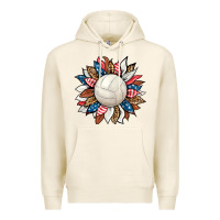 Tofu volleyball sunflower Premium Hoodie - HRA Design Shop