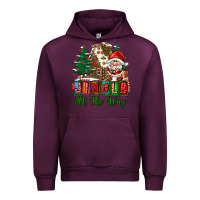 Mauve Wine jingle all the way Urban Hoodie - FaDigitalArtStudio