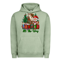 Pigment Oil Green jingle all the way Urban Hoodie - FaDigitalArtStudio