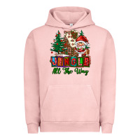 Pigment Salmon jingle all the way Urban Hoodie - FaDigitalArtStudio