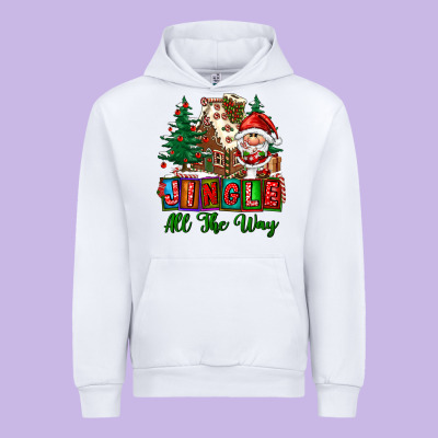 Jingle All The Way Urban Hoodie Designed By Fadigitalartstudio