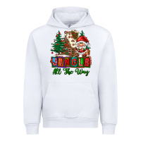 White jingle all the way Urban Hoodie - FaDigitalArtStudio