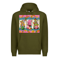 Army Green Easter Gnomies Tumbler Easter Day Premium Hoodie - Neo Western