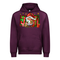 Mauve Wine joy santa gnomes Urban Hoodie - FaDigitalArtStudio