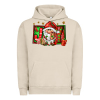 Pigment French Oak joy santa gnomes Urban Hoodie - FaDigitalArtStudio