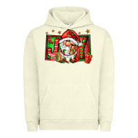 Pigment Pistachio joy santa gnomes Urban Hoodie - FaDigitalArtStudio