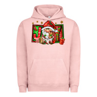 Pigment Salmon joy santa gnomes Urban Hoodie - FaDigitalArtStudio