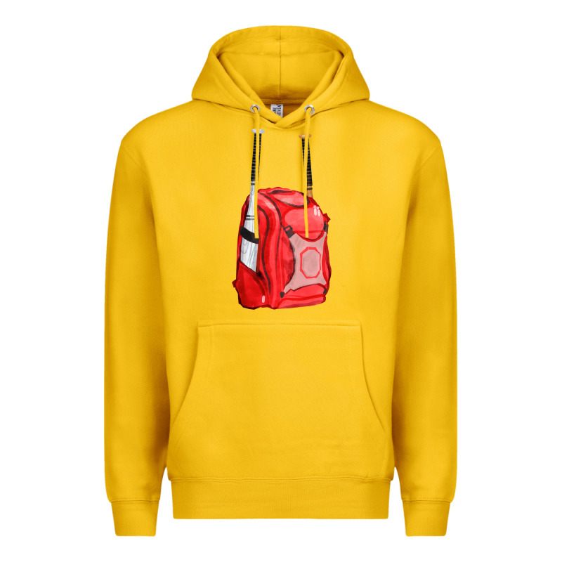 Red Bat Backpack Fa Element Premium Hoodie by FaDigitalArtStudio | Teevron