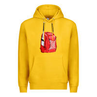 Lemon red bat backpack fa element Premium Hoodie - FaDigitalArtStudio