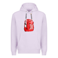 Lilac red bat backpack fa element Premium Hoodie - FaDigitalArtStudio