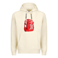 Sandshell red bat backpack fa element Premium Hoodie - FaDigitalArtStudio