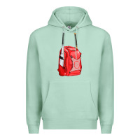 Seafoam red bat backpack fa element Premium Hoodie - FaDigitalArtStudio