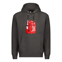 Red Bat Backpack Fa Element Premium Hoodie | Teevron