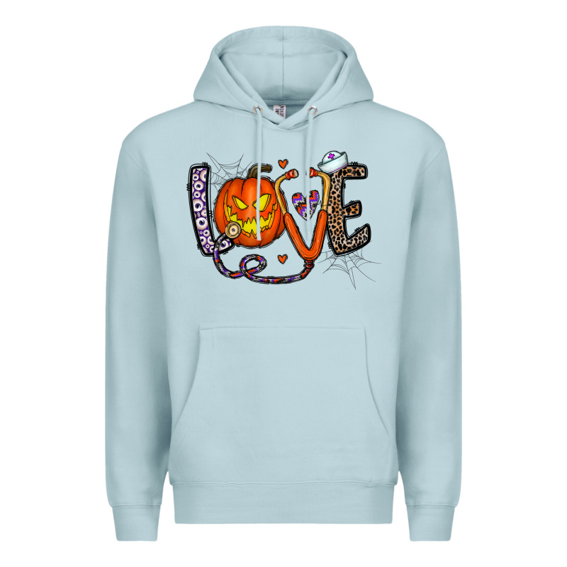 Love Halloween Premium Hoodie by CowhideDigitalArt | Teevron