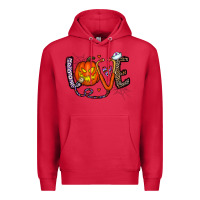 Cardinal love halloween Premium Hoodie - CowhideDigitalArt