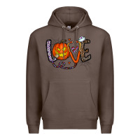 Coffee love halloween Premium Hoodie - CowhideDigitalArt