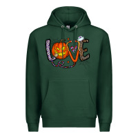 Sports Green love halloween Premium Hoodie - CowhideDigitalArt