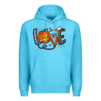 Ocean Blue love halloween Premium Hoodie - CowhideDigitalArt