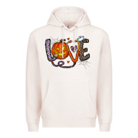 Pale Pink love halloween Premium Hoodie - CowhideDigitalArt