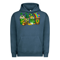 Pigment Midnight Navy st. patricks day coffee drinks Urban Hoodie - Neo Western