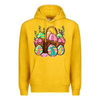 Lemon Easter eggs with basket Easter Day Premium Hoodie - Neo Western