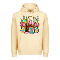 Pina Colada Easter eggs with basket Easter Day Premium Hoodie - Neo Western