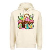 Sandshell Easter eggs with basket Easter Day Premium Hoodie - Neo Western