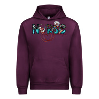Mauve Wine nurse Urban Hoodie - SublimationCraftShop