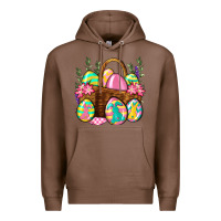 Chestnut Easter eggs with basket Easter Day Premium Hoodie - Neo Western