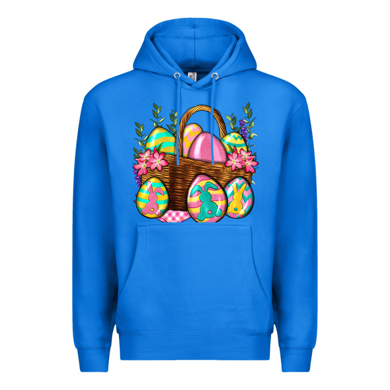 Easter Eggs With Basket Easter Day Premium Hoodie by Neo Western | Teevron