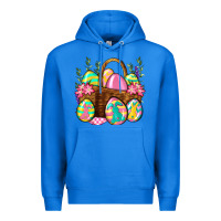 True Royal Easter eggs with basket Easter Day Premium Hoodie - Neo Western